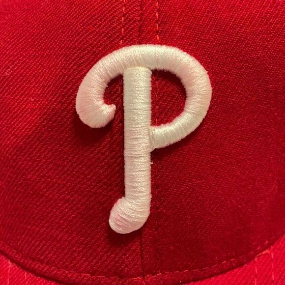 Philadelphia Phillies Men’s Red New Era 59Fifty Ballcap, 7 1/4 - Picture 9 of 11